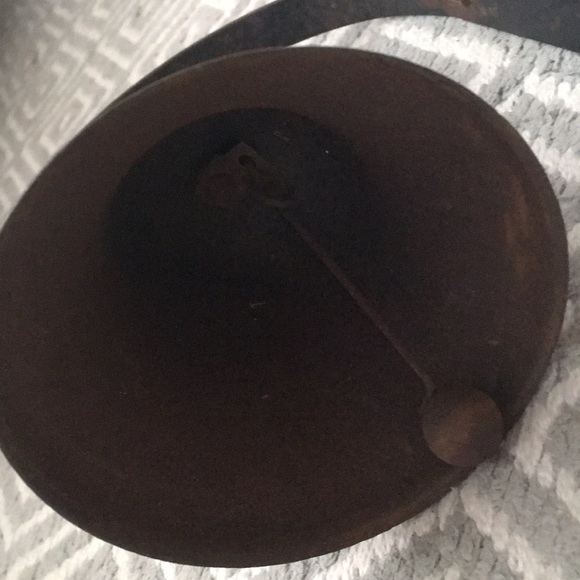 Antique French Door mount bell, rusted finish - Picture 4 of 4
